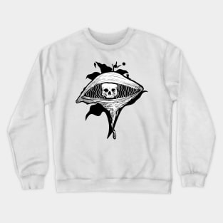 Skull in the eye (Surreal Artwork) Crewneck Sweatshirt